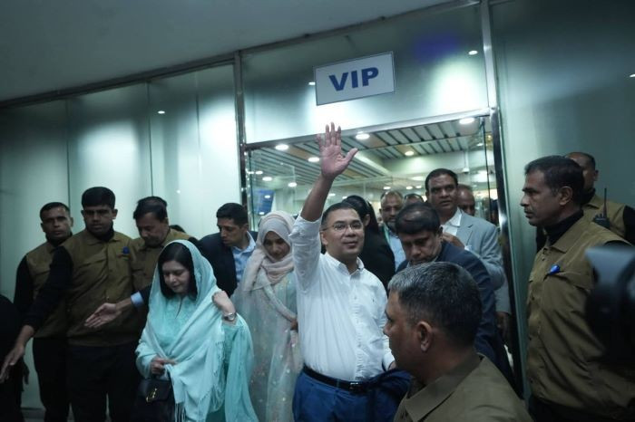 সিলেটে দুলাভাই দুলাভাই স্লোগানে তারেক রহমানকে বরণ